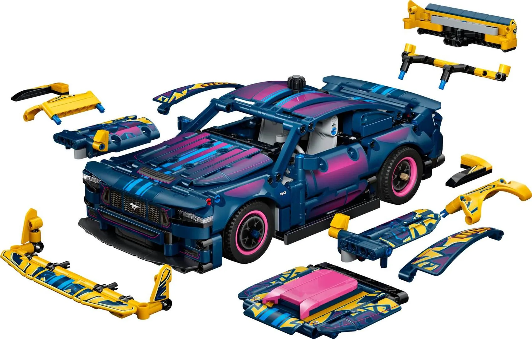 LEGO 42236-1 Custom Garage Ford Mustang GT Car