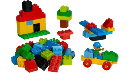 LEGO 5380-2 Large Brick Box - Green Plate