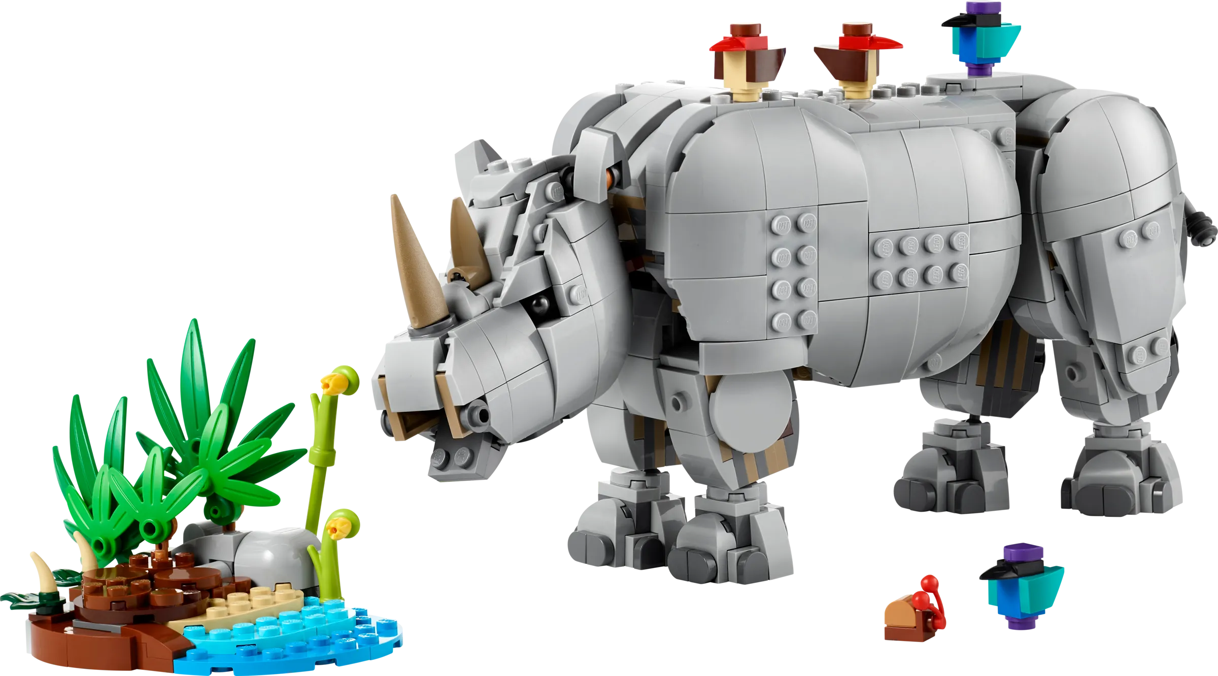 LEGO 31171-1 Wild Animals: Majestic Rhino with Birds