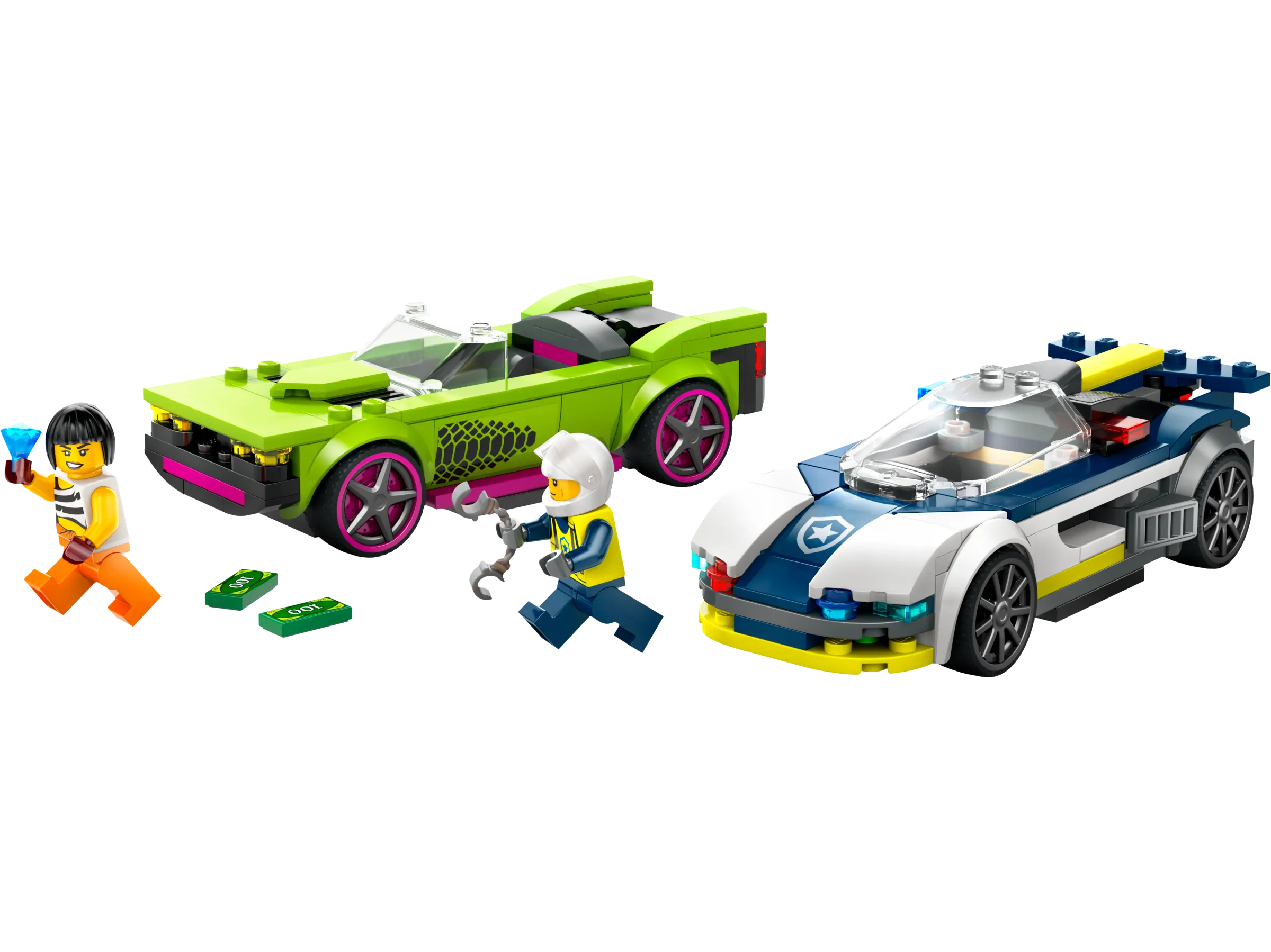 LEGO 60415-1 Police Car and Muscle Car Chase