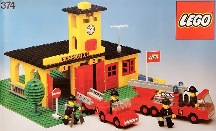 LEGO 374-1 Fire Station