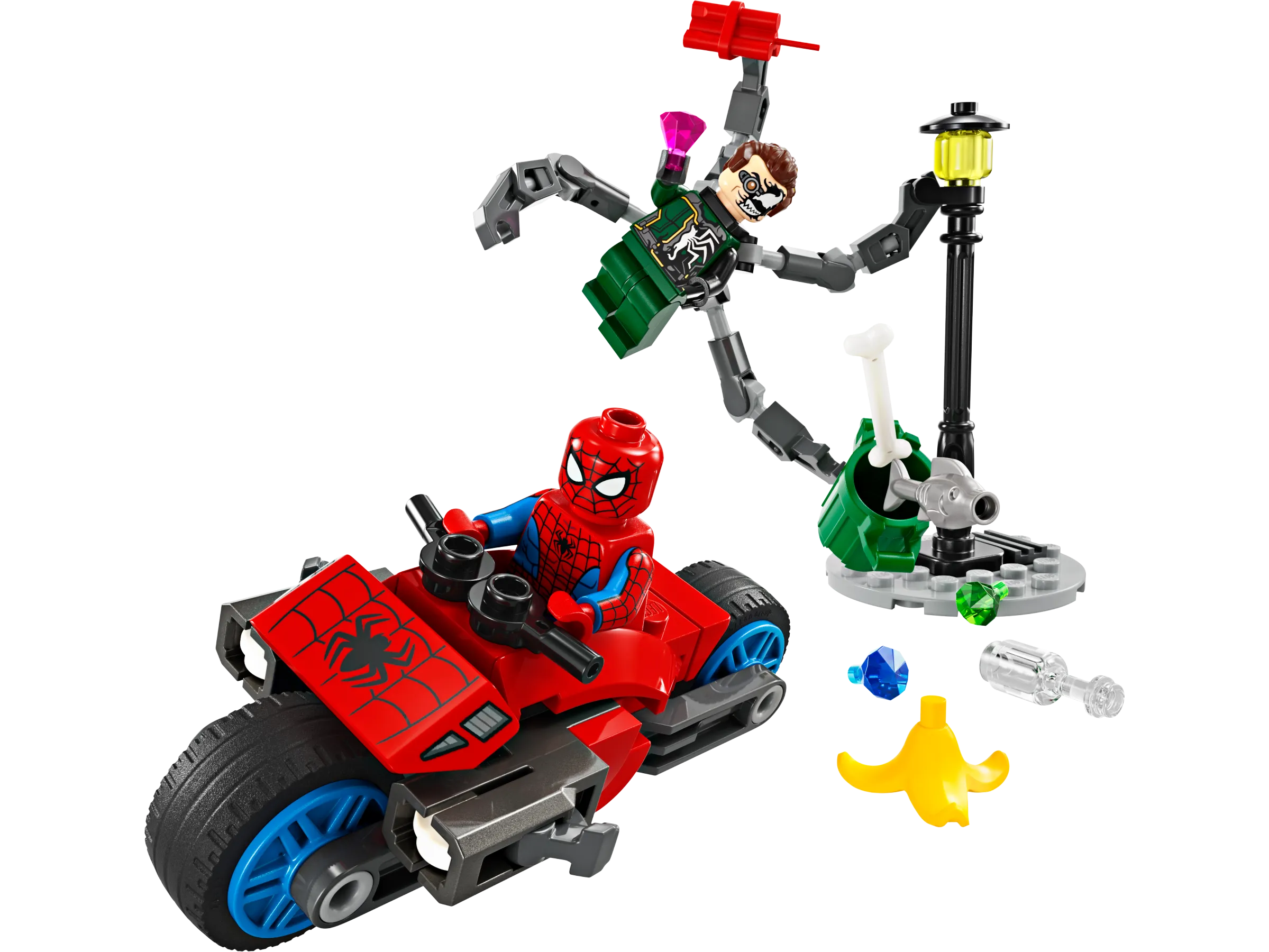 LEGO 76275-1 Motorcycle Chase: Spider-Man vs. Doc Ock