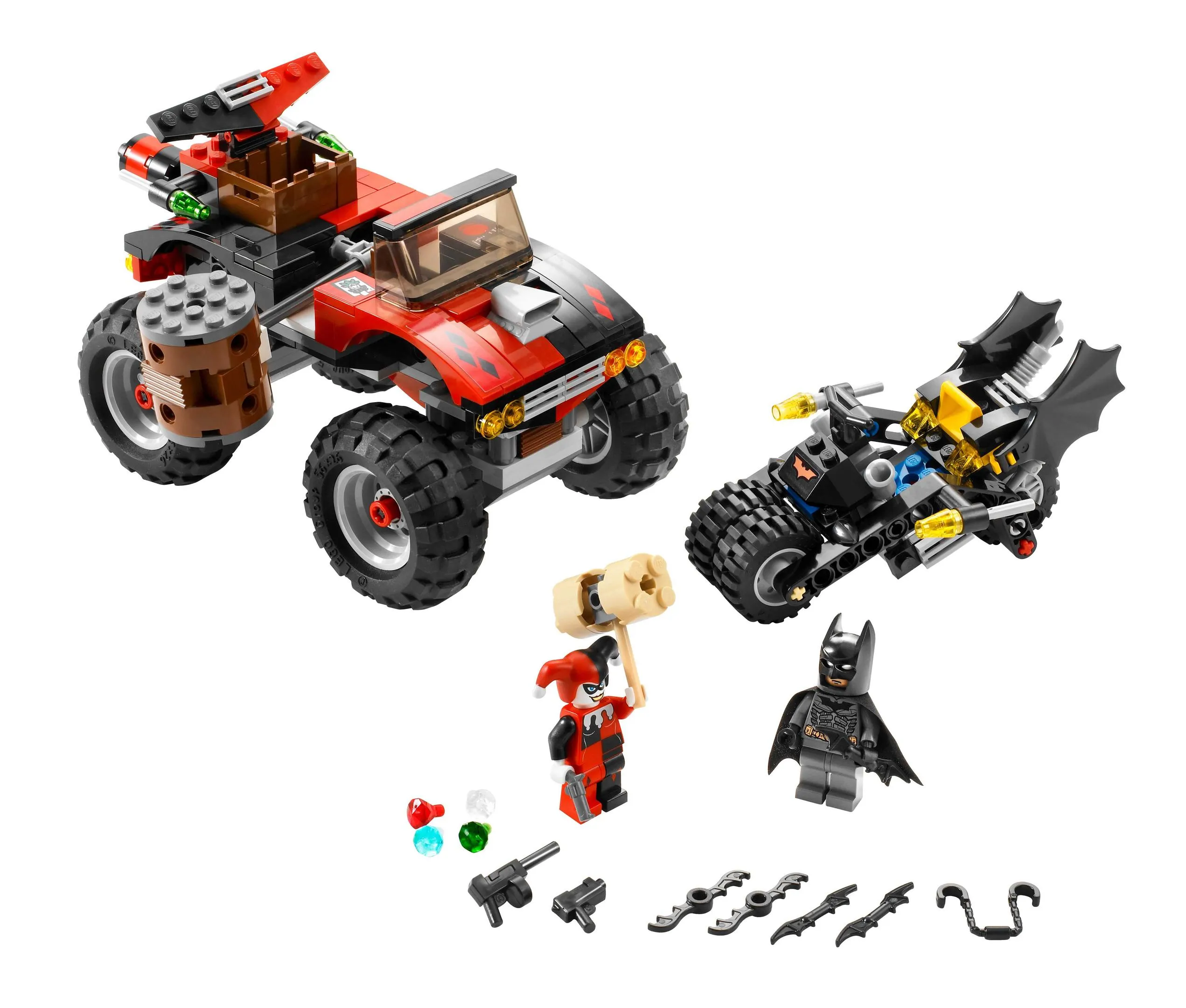 LEGO 7886-1 The Batcycle: Harley Quinn's Hammer Truck