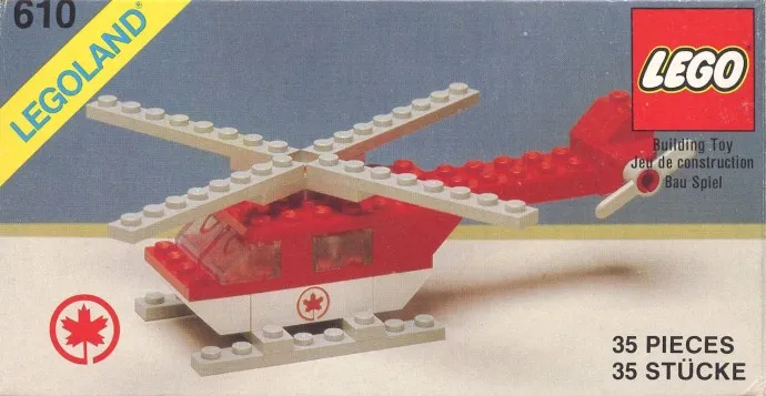 LEGO 610-2 Rescue Helicopter