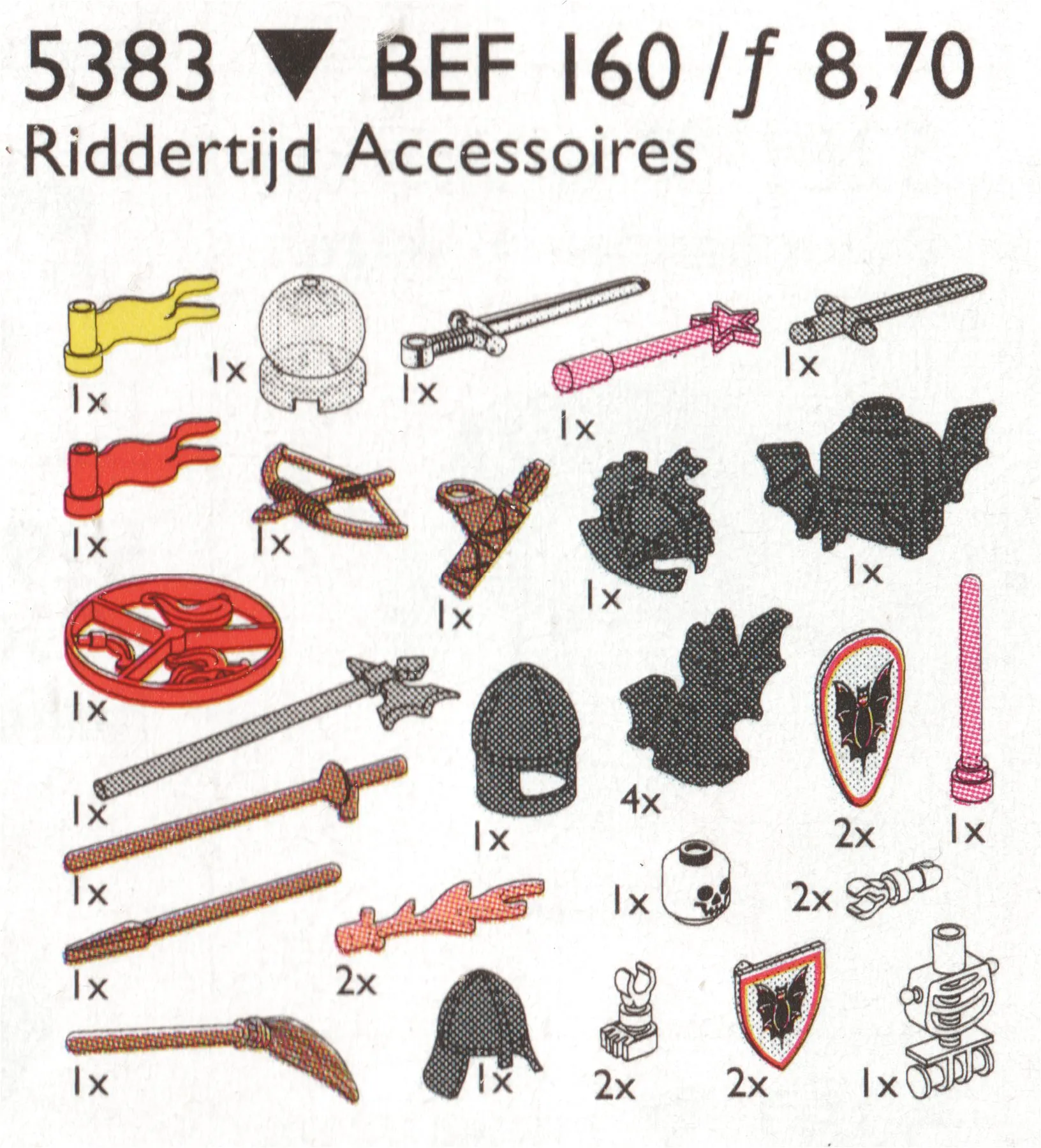 LEGO 5383-1 Castle Accessories