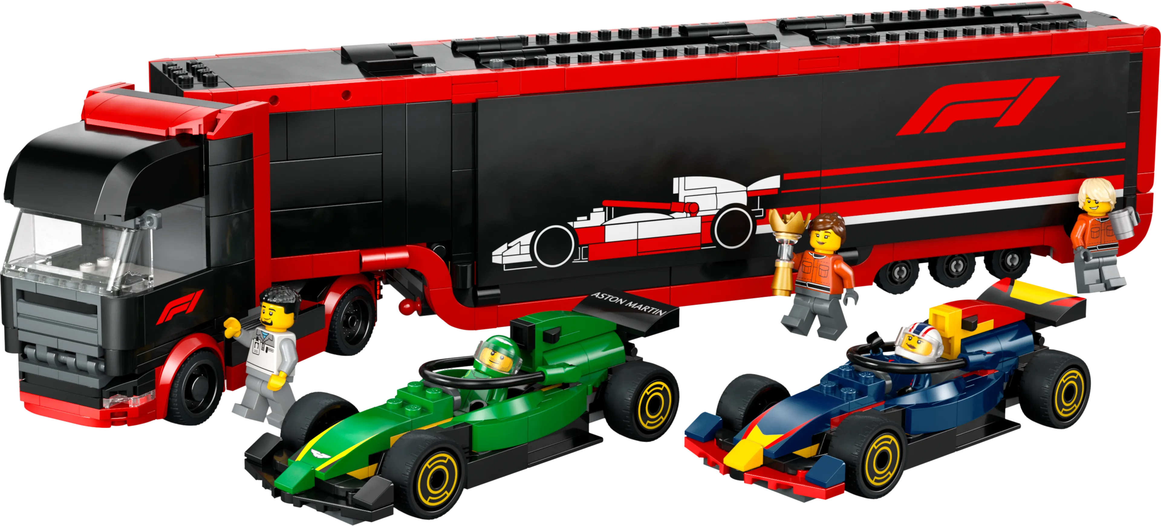 LEGO 60445-1 F1 Truck with RB20 & AMR24 F1 Cars