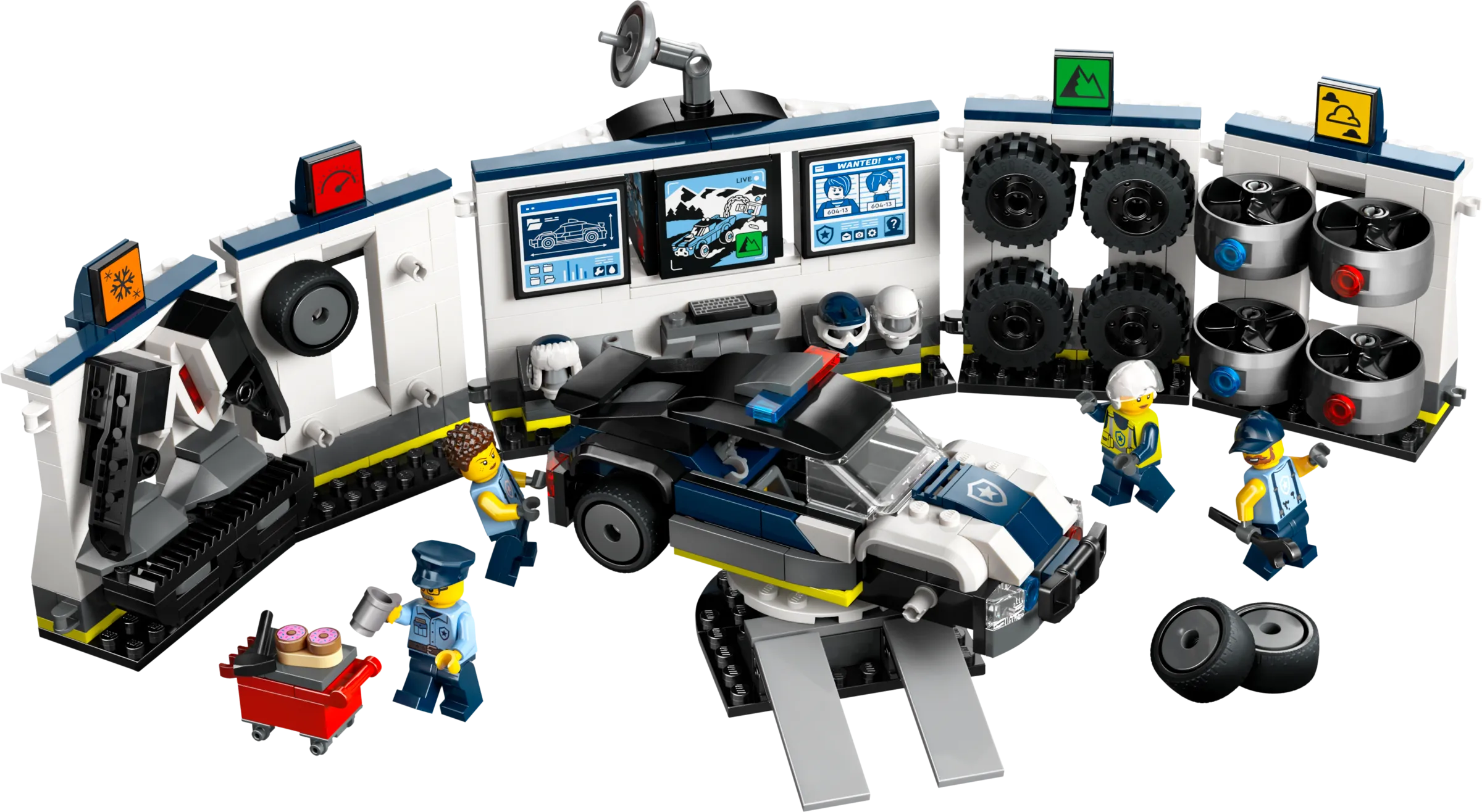 LEGO 60457-1 Custom Police Car garage