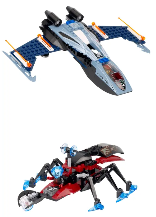 LEGO 4745-1 Blue Eagle vs. Snow Crawler
