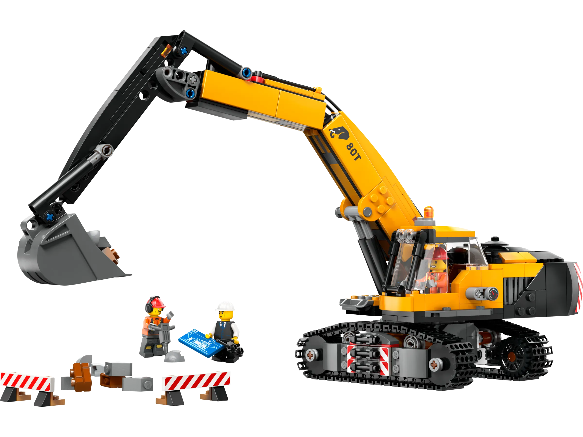LEGO 60420-1 Yellow Construction Excavator
