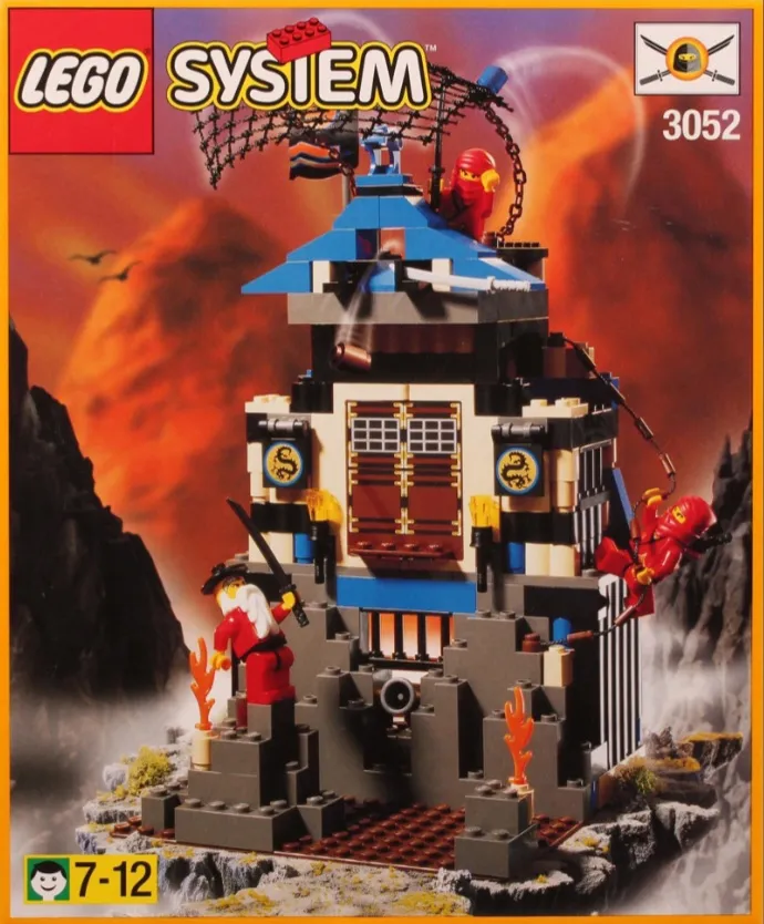 LEGO 3052-1 Ninja Fire Fortress