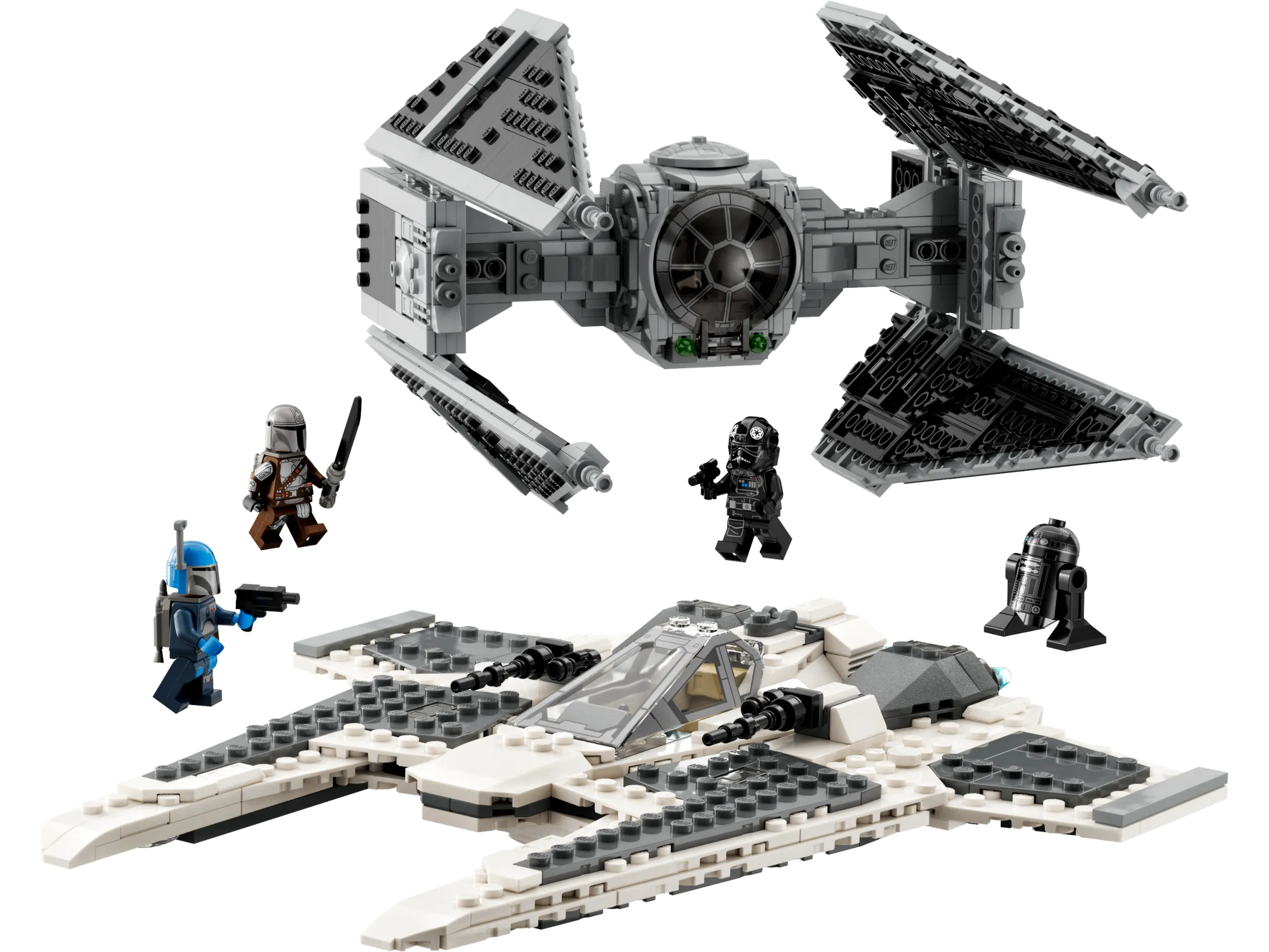 LEGO 75348-1 Mandalorian Fang Fighter vs. TIE Interceptor