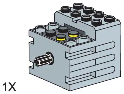 LEGO 5225-1 9v Motor with gear reduction