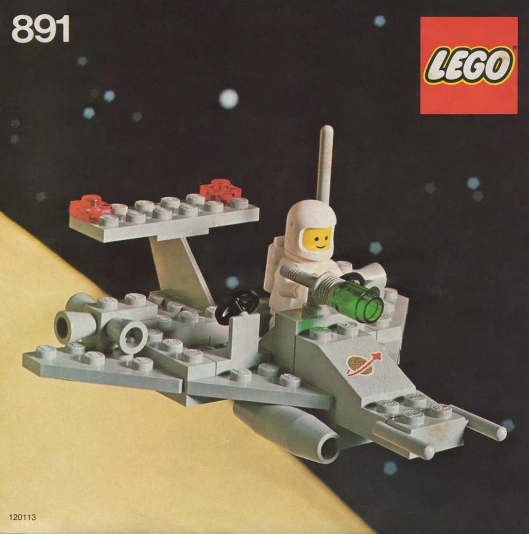 LEGO 891-1 Two Seater Space Scooter