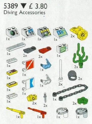 LEGO 5389-1 Diving Accessories