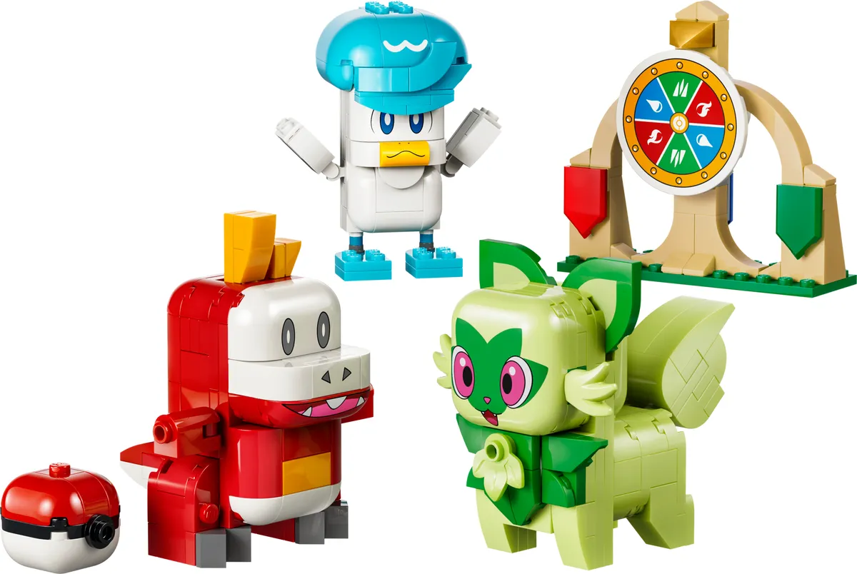 LEGO 72158-1 Sprigatito, Fuecoco and Quaxly Battle