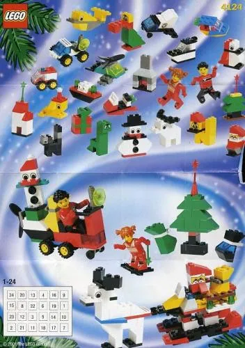 LEGO 4124-1 Creator Advent Calendar 2001