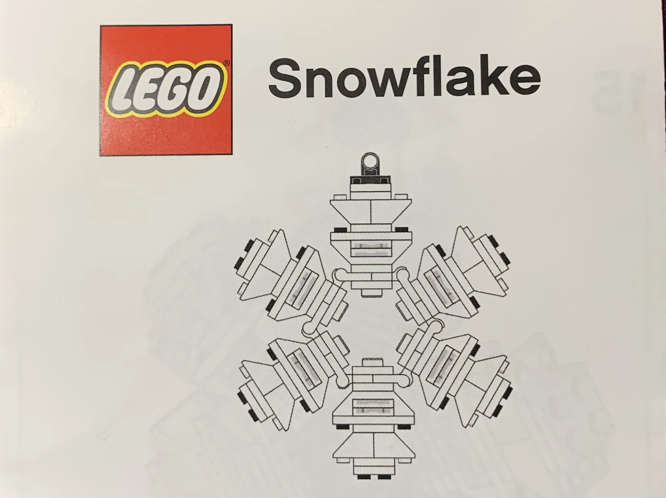 LEGO 6349566-1 Snowflake