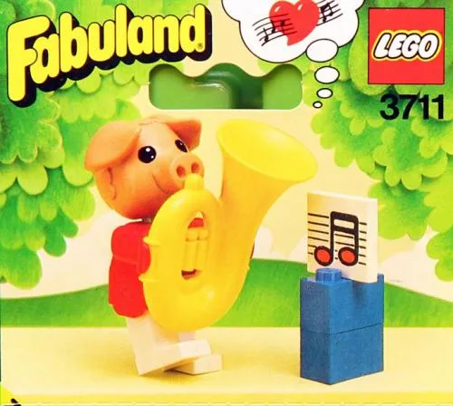 LEGO 3711-1 Pierre Pig and His Tuba