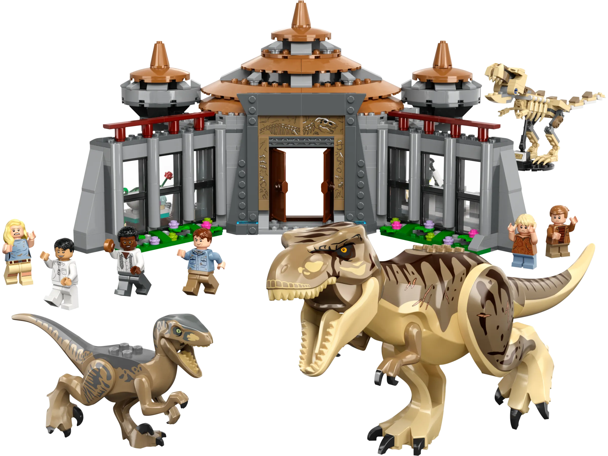 LEGO 76961-1 Visitor Center: T. rex & Raptor Attack