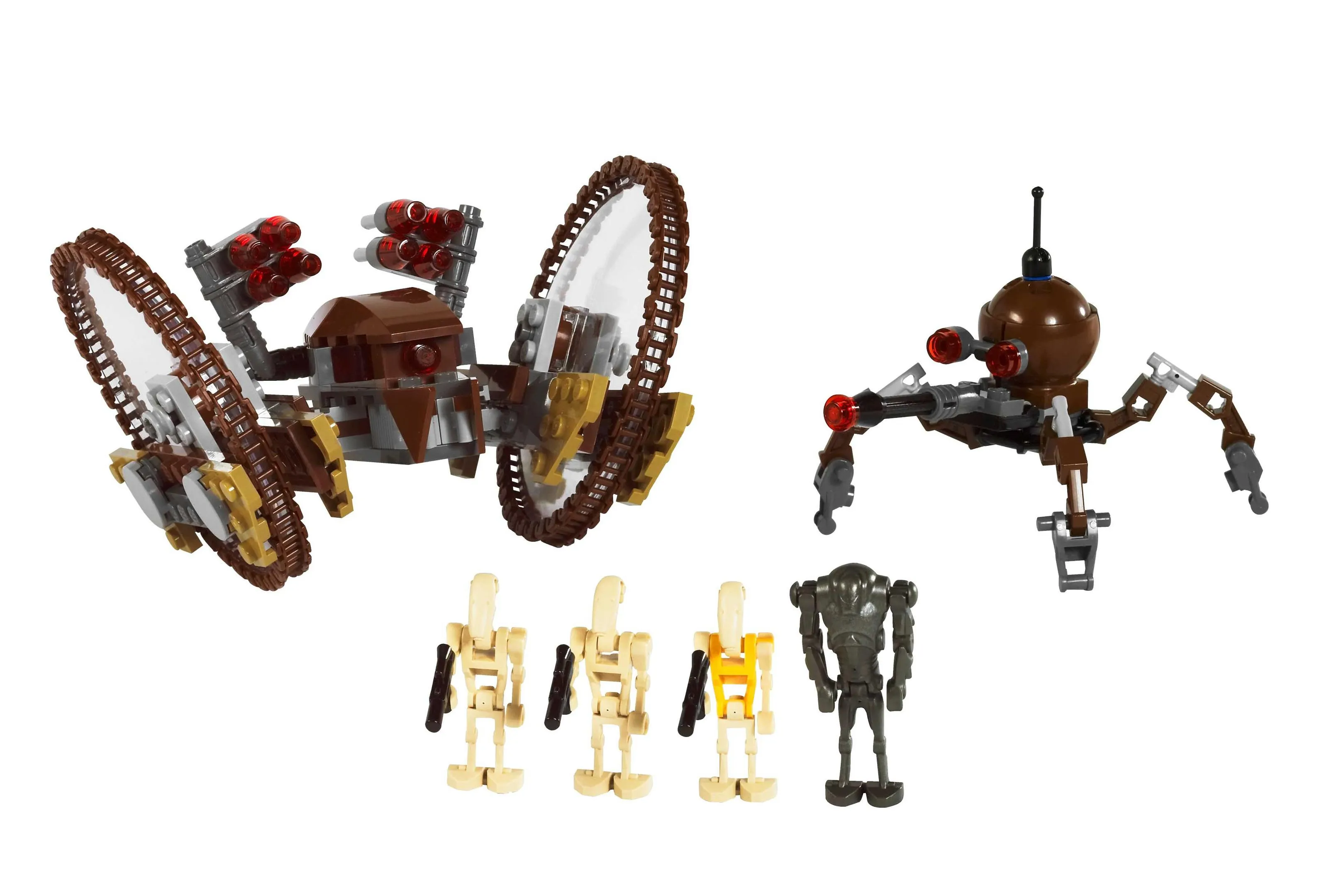 LEGO 7670-1 Hailfire Droid & Spider Droid