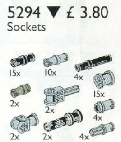 LEGO 5294-1 Toggle Joints & Connectors / Pegs, Bushings, & Couplers