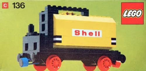 LEGO 136-1 Tanker Wagon (Shell)