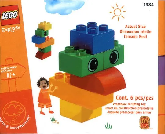 LEGO 1384-1 Bird (Pre-School Building Toy) (Explore)