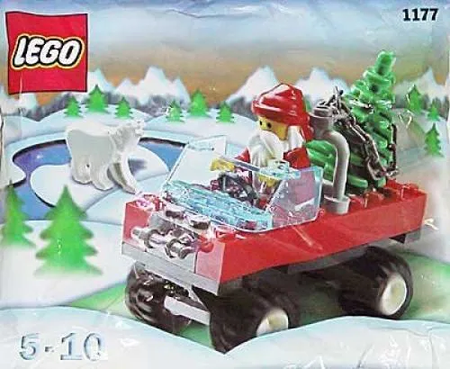 LEGO 1177-1 Santa In Truck with Polar Bear