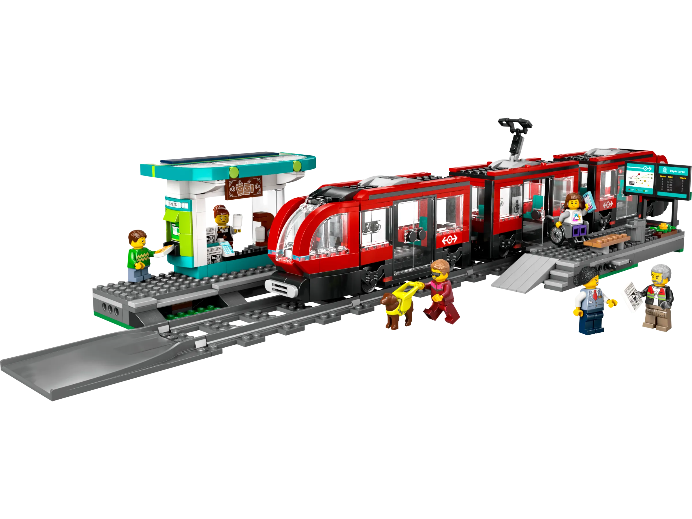 LEGO 60423-1 Downtown Streetcar and Station