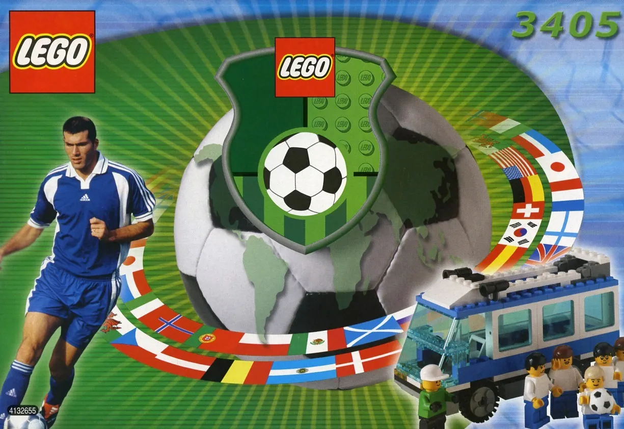 LEGO 3405-1 Team Bus (Blue)