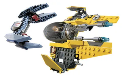 LEGO 7256-1 Jedi Starfighter & Vulture Droid
