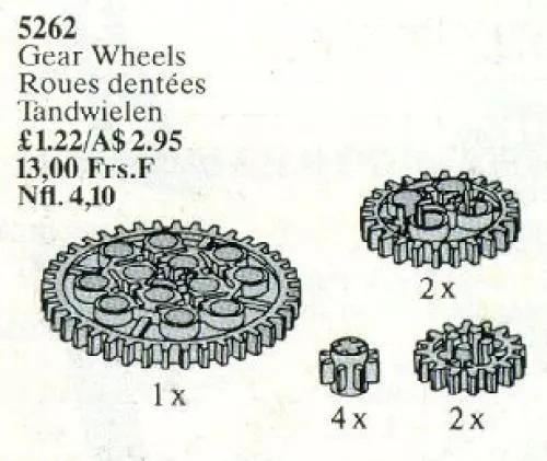LEGO 5262-1 Gear Wheels