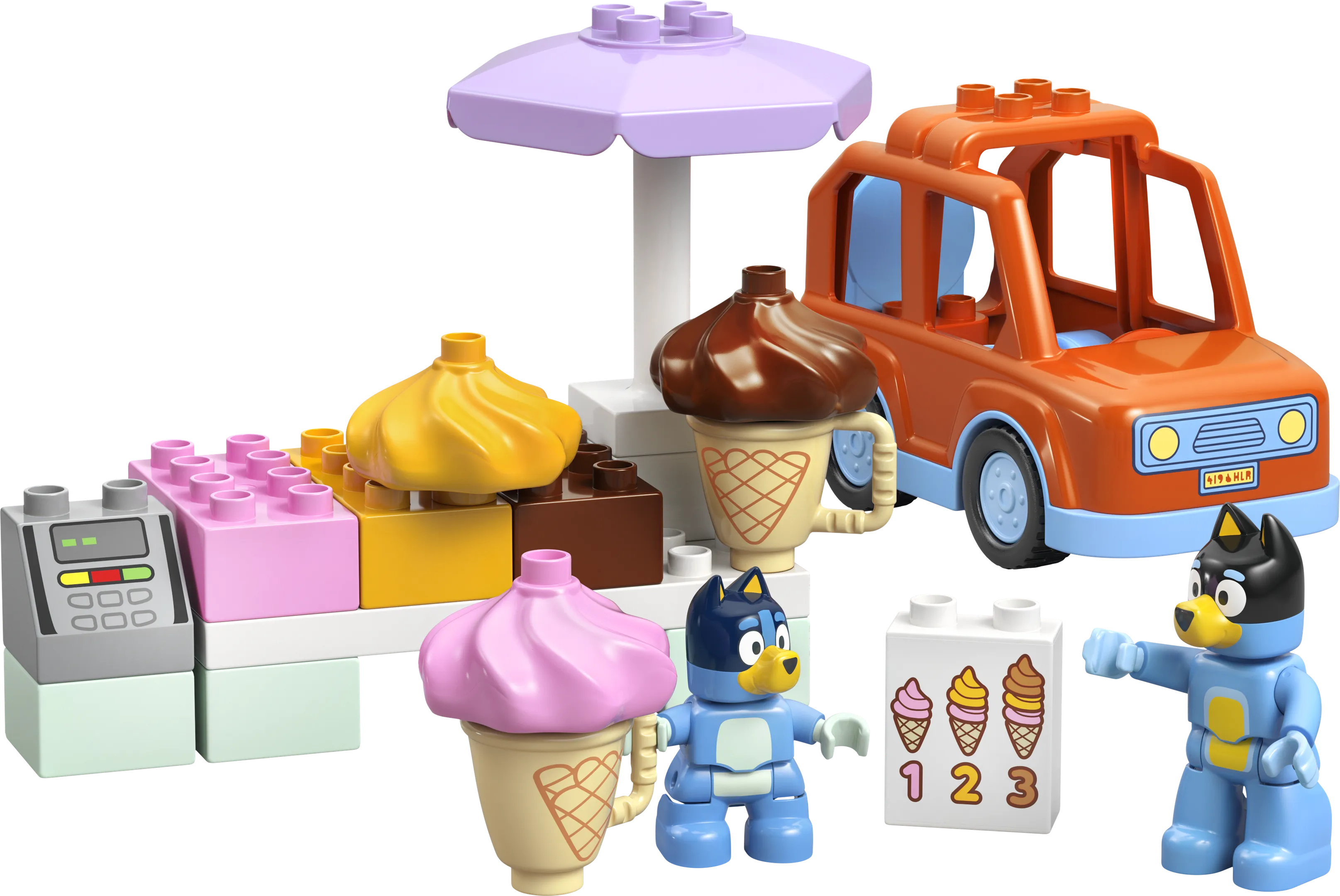 LEGO 10458-1 Ice Cream Trip with Bluey