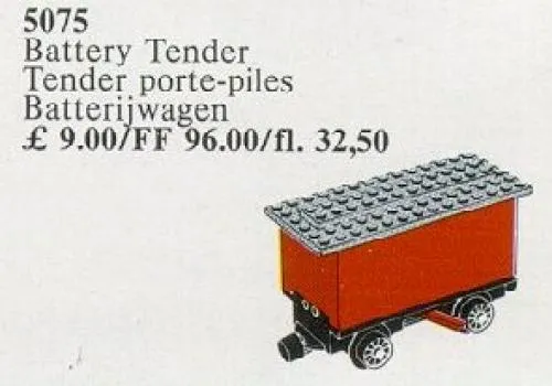 LEGO 5075-1 Battery Tender, Red