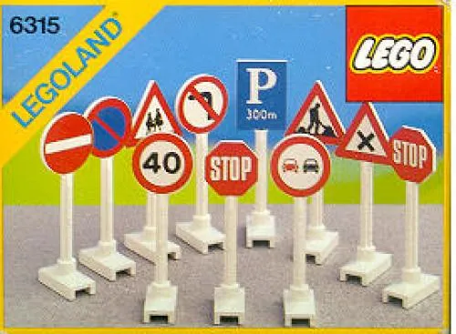 LEGO 6315-1 Road Signs