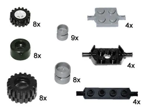LEGO 10048-1 Small Wheels and Axles