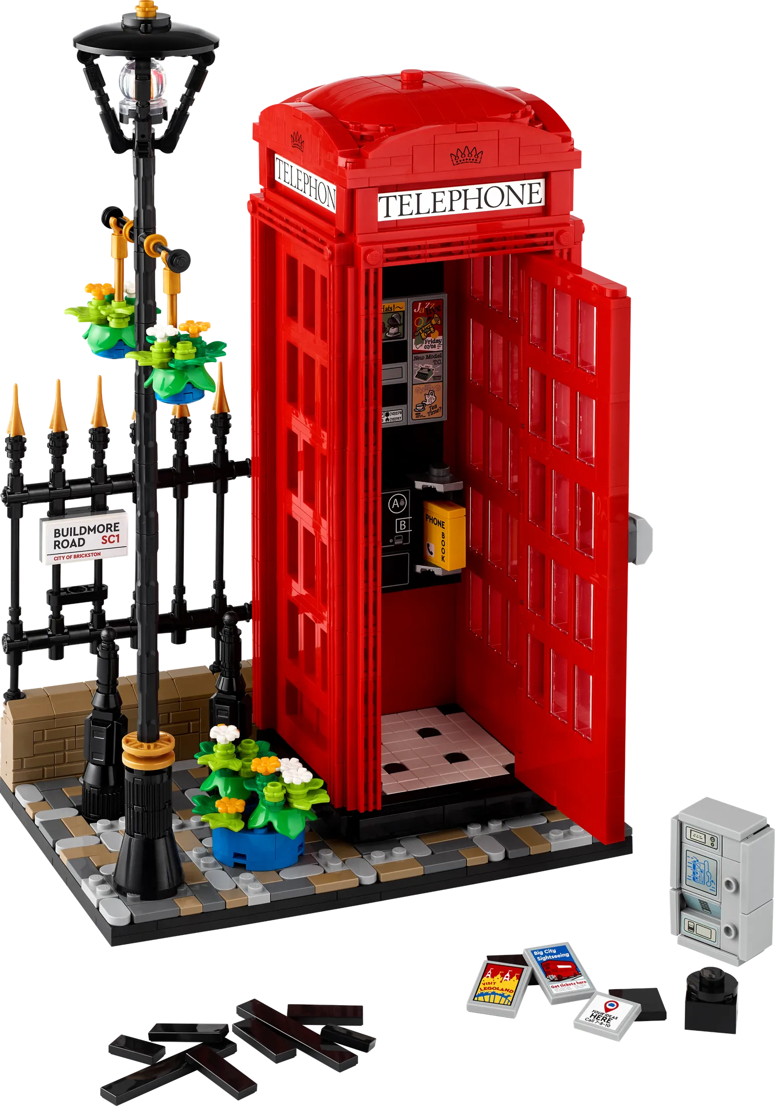 LEGO 21347-1 Red London Telephone Box