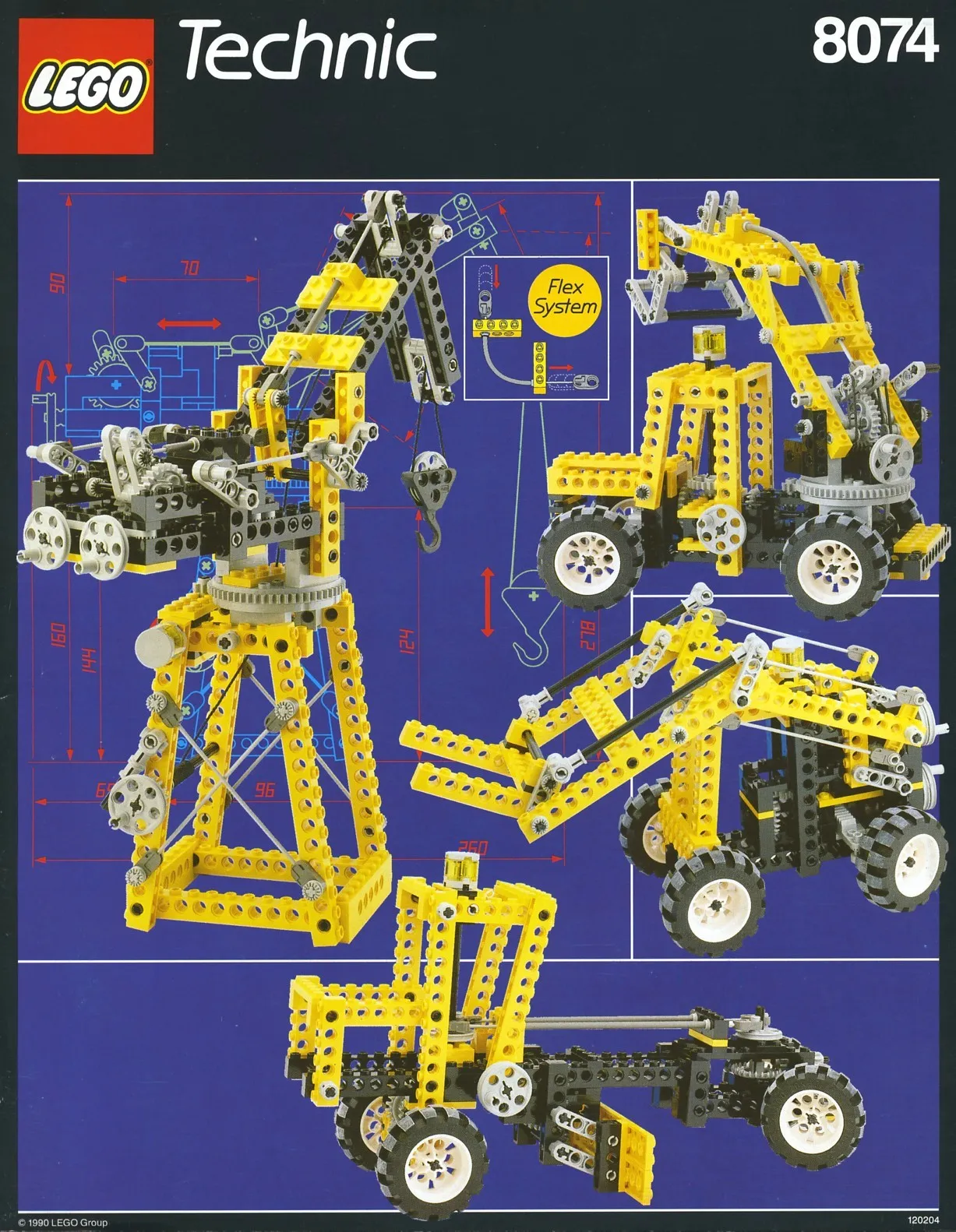 LEGO 8074-1 Universal Building Set with Flex System