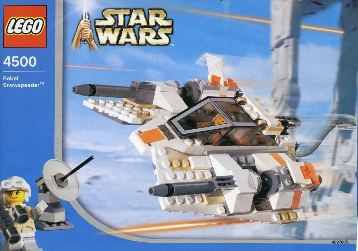LEGO 4500-1 Rebel Snowspeeder [Redesign] - Blue box