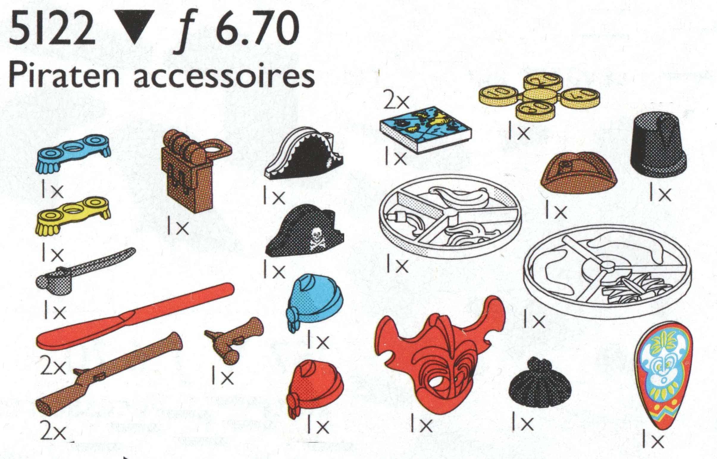 LEGO 5122-1 Pirate Accessories