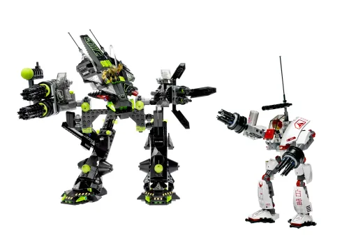 LEGO 7713-1 Bridge Walker vs. White Lightning