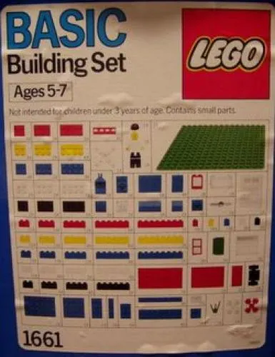 LEGO 1661-2 Basic Building Set in Bucket