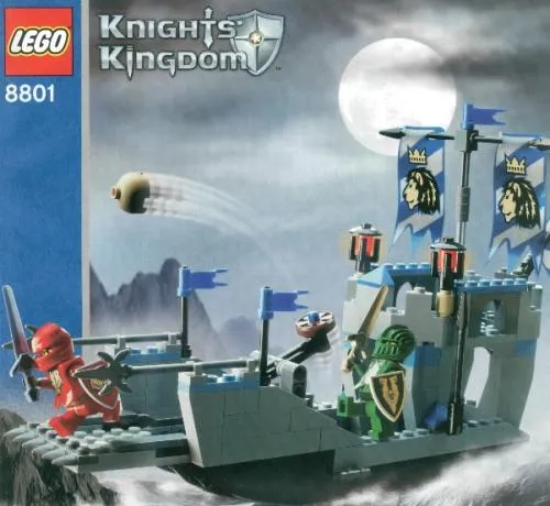 LEGO 8801-1 Knights' Attack Barge