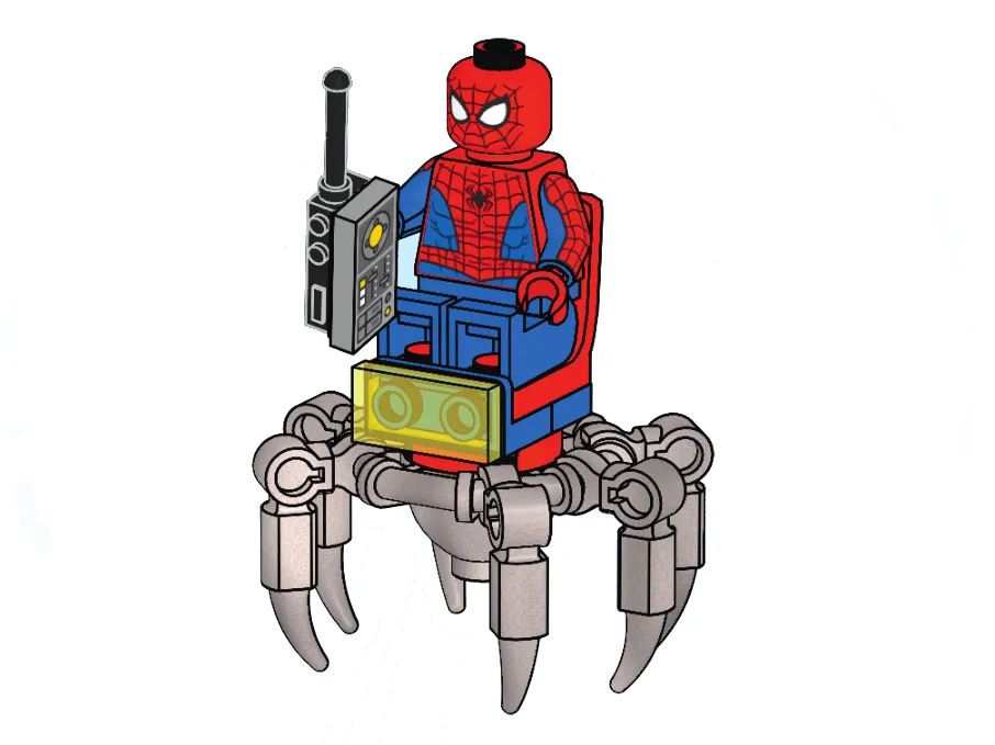 LEGO L0002283-1 Spider-Man with Spider-Crawler