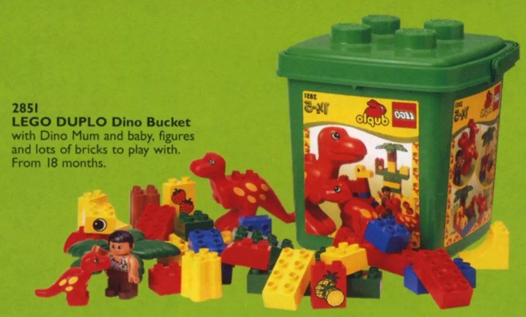 LEGO 2851-1 Medium Dino Bucket