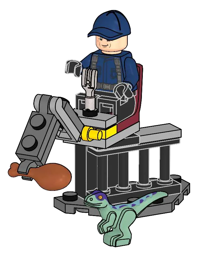LEGO 951351-1 Guard and Raptor