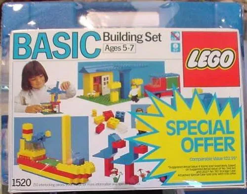 LEGO 1520-1 Basic Set with Storage Case