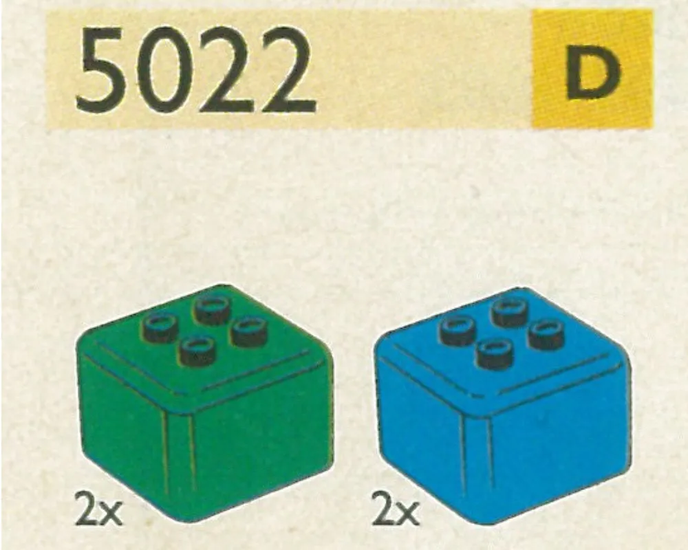 LEGO 5022-1 Bricks with Studs