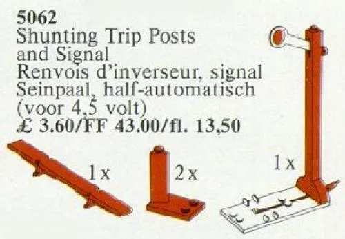 LEGO 5062-1 Shunting Trip Posts and Signal