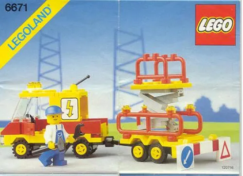 LEGO 6671-1 Utility Repair Lift
